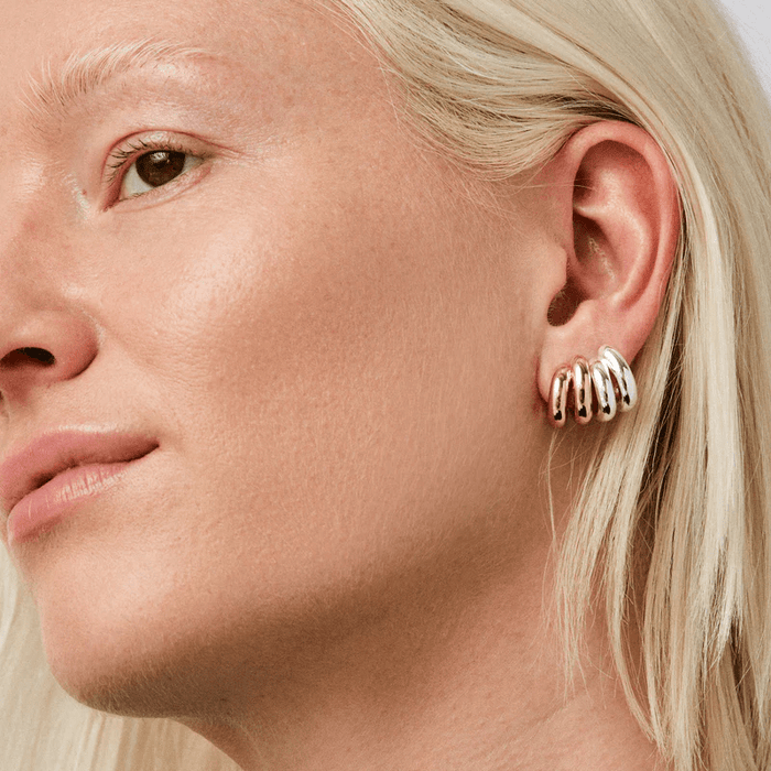 Mini Florence Earrings in Silver