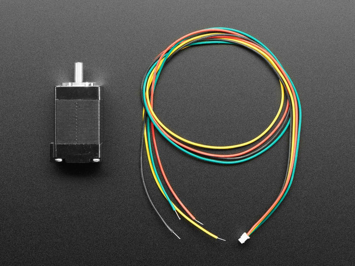 Mini Stepper Motor - 200 Steps - 20x30mm NEMA-8 Size by The Pi Hut - The Pi Hut