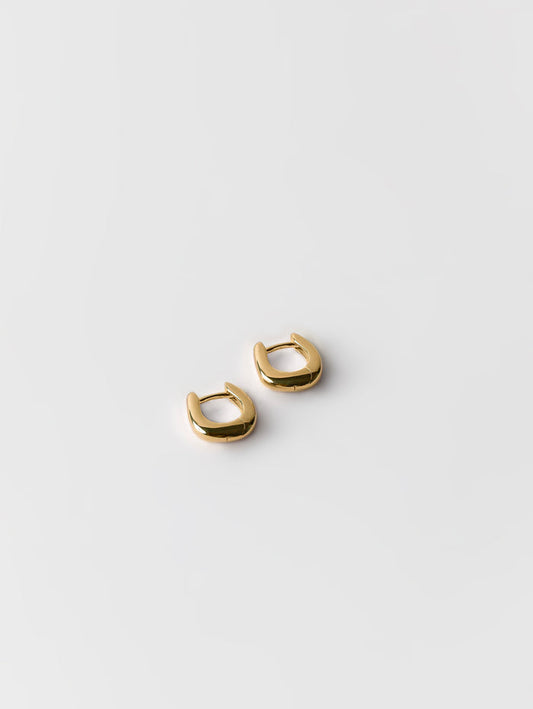 Wolf Circus Molly Huggie Hoop Earrings in Gold-Earrings-wolfcircus.com