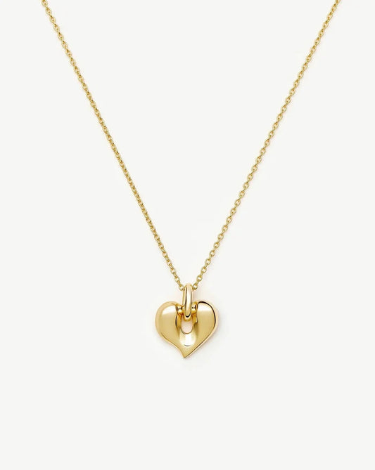 Molten Heart Pendant Necklace | 18k Gold Plated Necklace Missoma