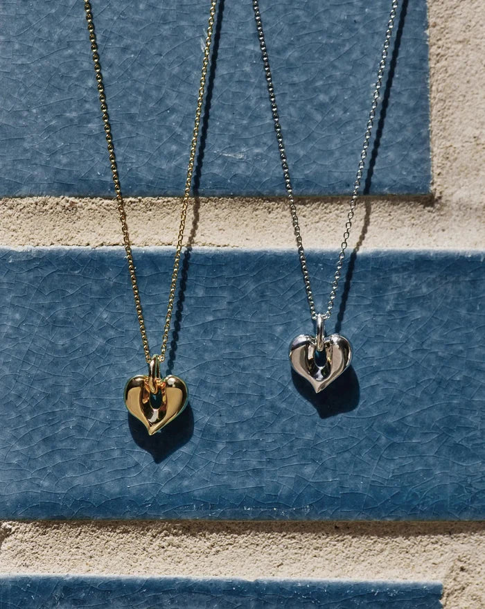 Molten Heart Pendant Necklace | 18k Gold Plated Necklace Missoma