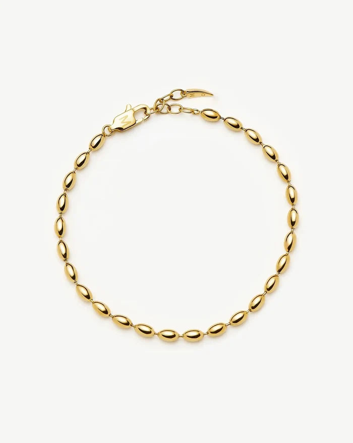 Molten Olive Chain Bracelet | 18k Gold Plated Bracelets Missoma