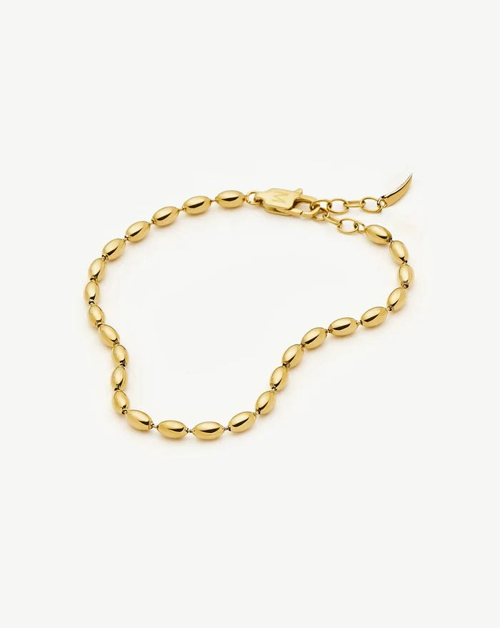 Molten Olive Chain Bracelet | 18k Gold Plated Bracelets Missoma