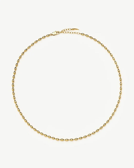 Molten Olive Chain Necklace | 18k Gold Plated Necklaces Missoma