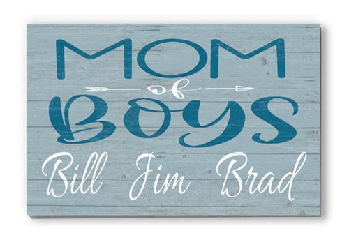 Mother of Boys Sign