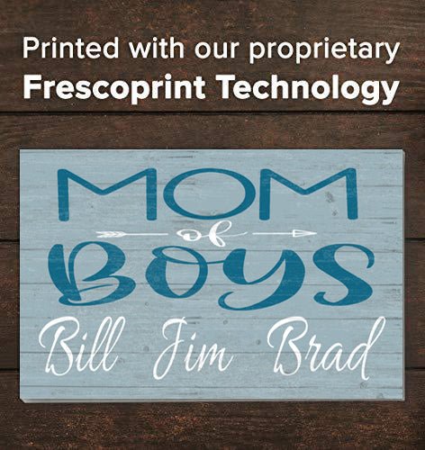 mom with boys gift