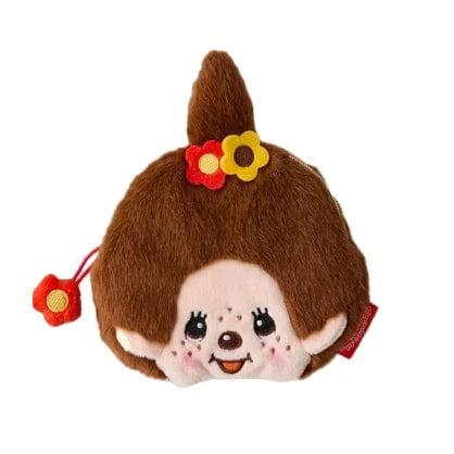 Monchhichi 5 Inch Plush Coin Purse - Monmate Girl