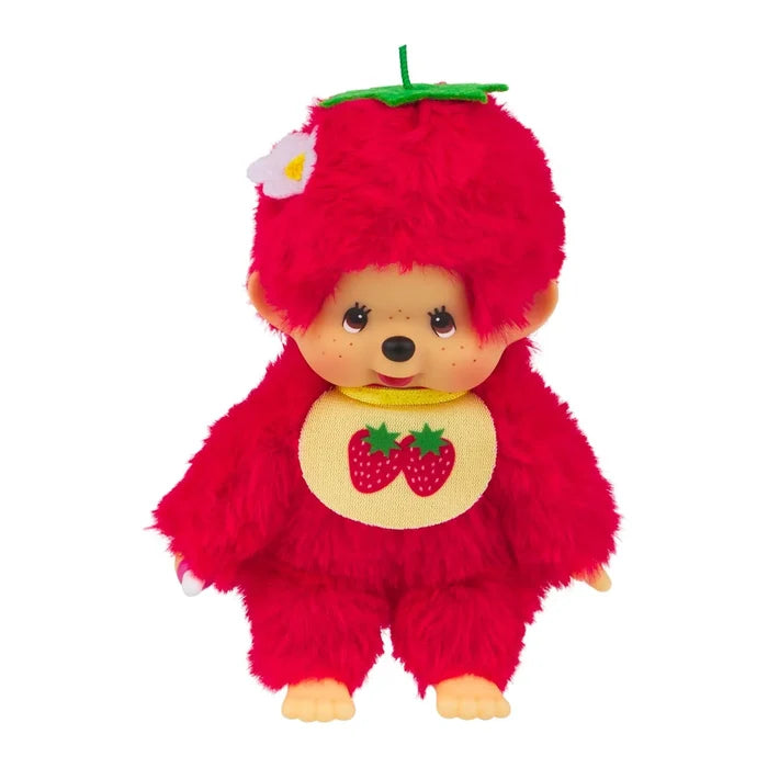 Monchhichi 5.5 Inch Fruit Colors Strawberry Red Plush Doll Toy