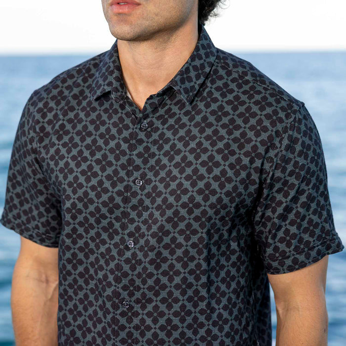 RSVLTS RSVLTS Bamboo Short Sleeve Shirt Monte Carlo (After Dark) – Bamboo Short Sleeve Shirt Monte Carlo (After Dark) – Bamboo Short Sleeve Shirt