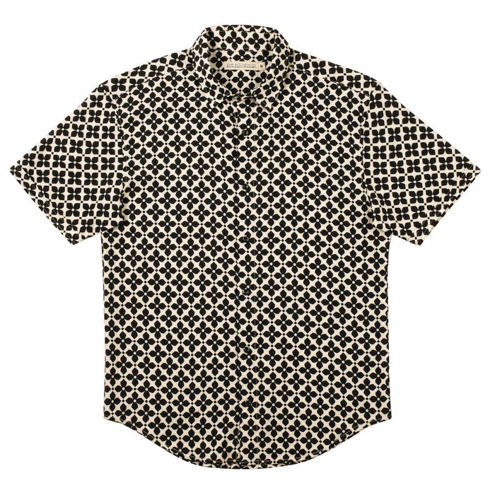 RSVLTS RSVLTS® RSVLTS Bamboo "Geo Blooms Cream" _ Bamboo Short Sleeve Shirt RSVLTS Bamboo "Geo Blooms Cream" _ Bamboo Short Sleeve Shirt