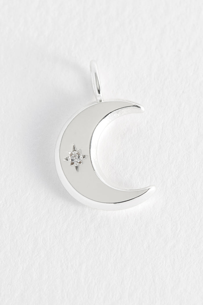 Moon CZ Charm