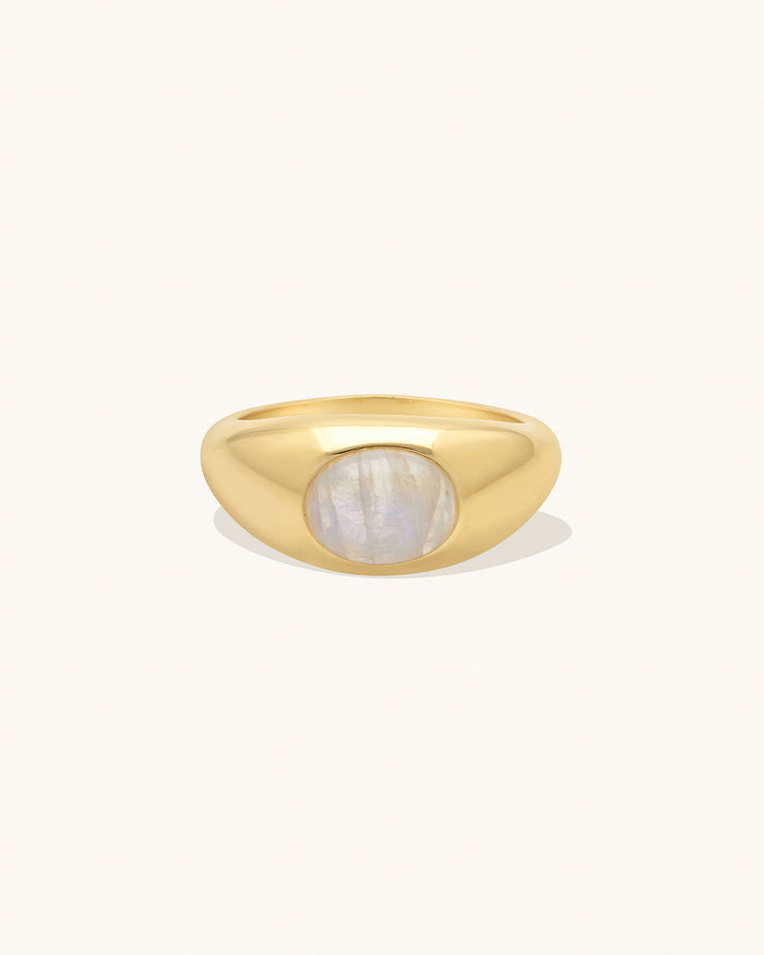 Moonstone Dome Ring