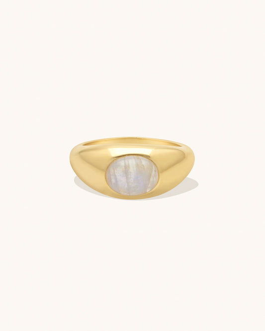 Moonstone Dome Ring