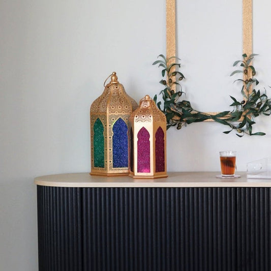 Moroccan Floor Lantern Set - Days of Eid