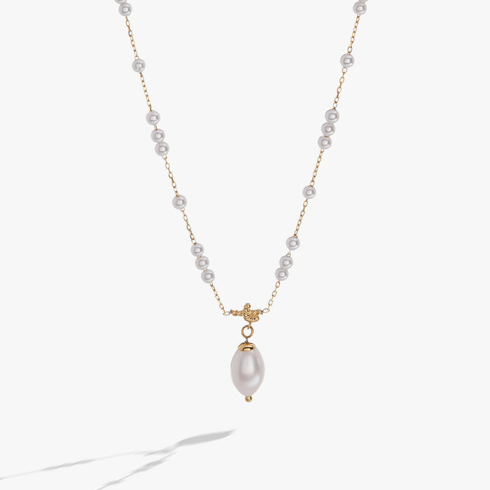 Mother of Pearl Beaded Necklace
