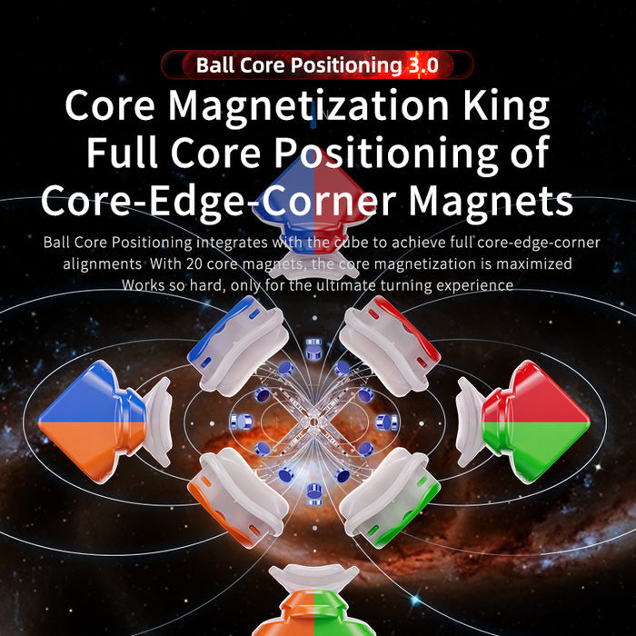 MoYu WeiLong WRM V10 3x3 (20-Magnet Ball-Core + UV)