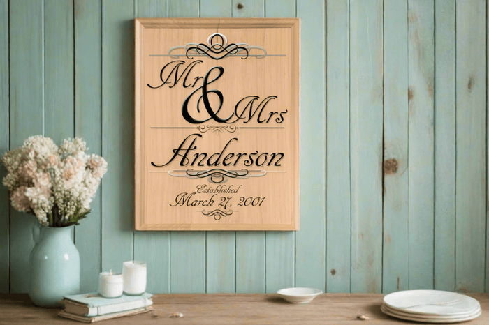 Mr and Mrs Sign