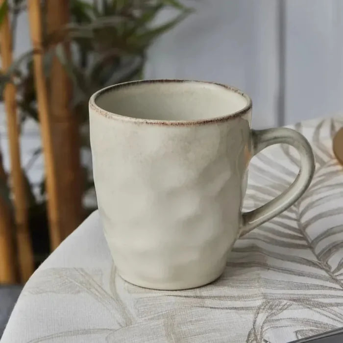 Mug Karaca Aria Reactive Glaze, 450ml, Beige