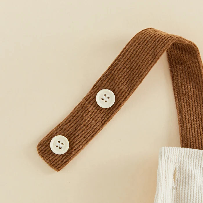 MY FIRST FOOTBALL SEASON Corduroy Romper