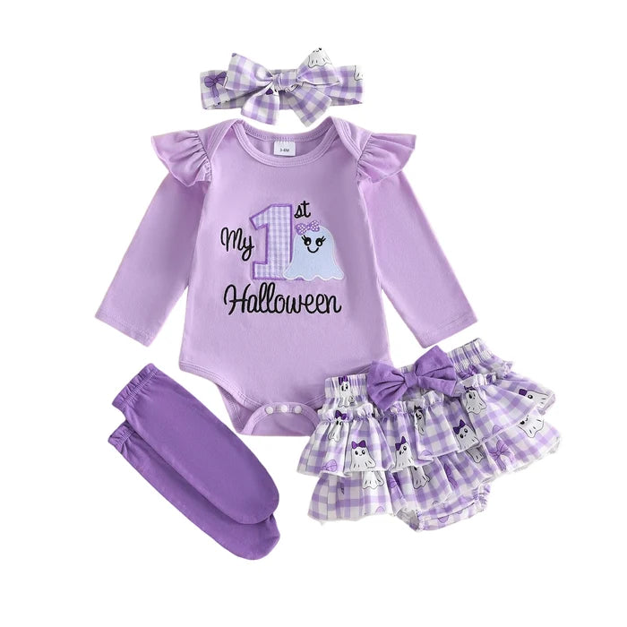 MY FIRST HALLOWEEN Ruffle Skirt Outfit