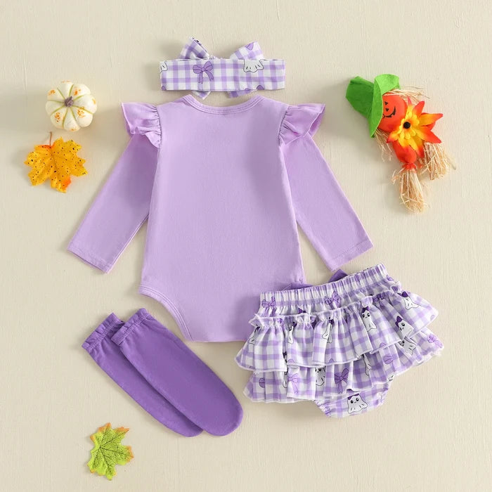 MY FIRST HALLOWEEN Ruffle Skirt Outfit