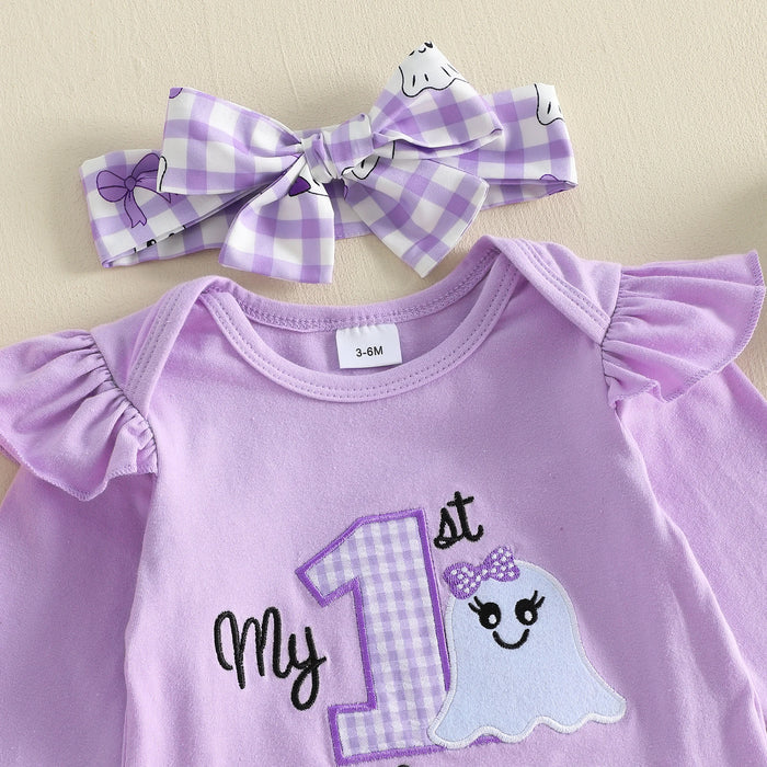 MY FIRST HALLOWEEN Ruffle Skirt Outfit