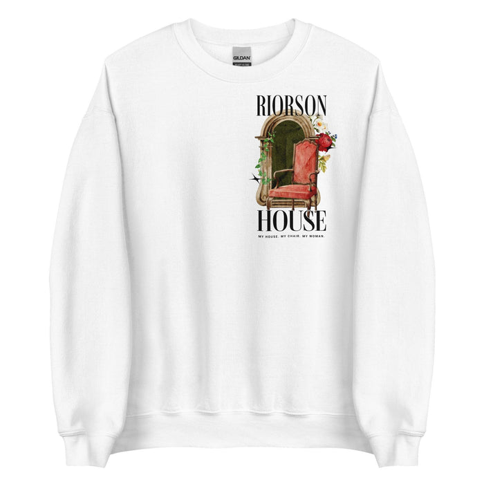 My house My chair My woman Sweatshirt - The Bean Workshop - Fourth Wing, Rebecca Yarros, sweater, sweatshirt, The Empyrean, Violet and Xaden, Violet Sorrengail, Xaden Riorson