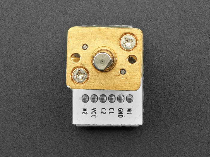 N20 DC Motor with Magnetic Encoder - 6V with 1:100 Gear Ratio by The Pi Hut - The Pi Hut