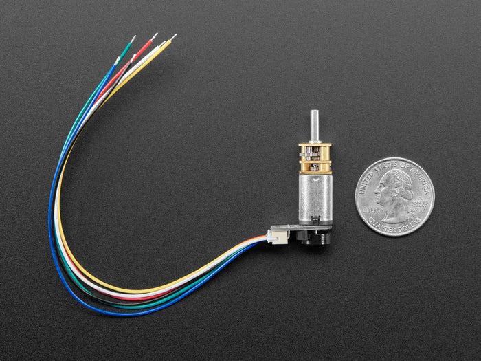 N20 DC Motor with Magnetic Encoder - 6V with 1:150 Gear Ratio [Discontinued] by The Pi Hut - The Pi Hut