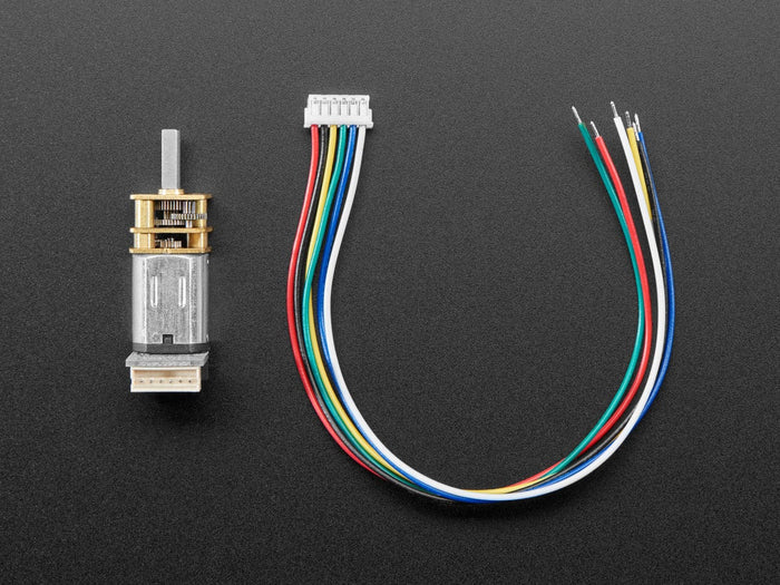 N20 DC Motor with Magnetic Encoder - 6V with 1:50 Gear Ratio by The Pi Hut - The Pi Hut