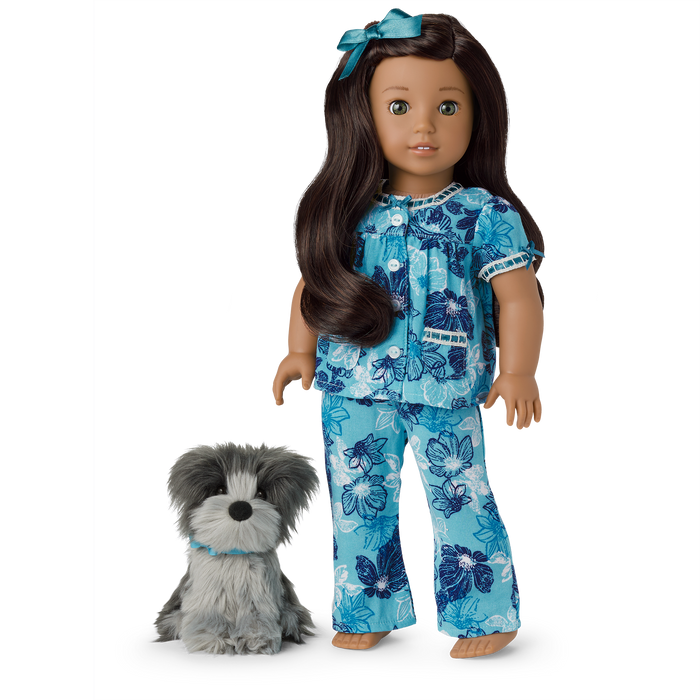Nanea’s™ Floral Pajamas & Dog (Historical Characters)