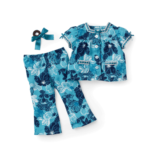 Nanea’s™ Floral Pajamas for 18-inch Dolls (Historical Characters)