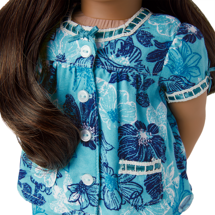 Nanea’s™ Floral Pajamas for 18-inch Dolls (Historical Characters)