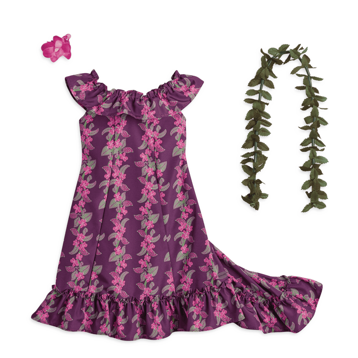 Nanea's Holoku Dress for 18-inch Dolls (Historical Characters)