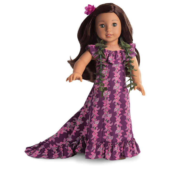 Nanea's Holoku Dress for 18-inch Dolls (Historical Characters)