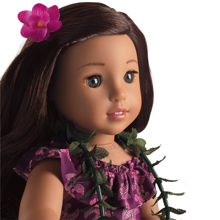Nanea's Holoku Dress for 18-inch Dolls (Historical Characters)