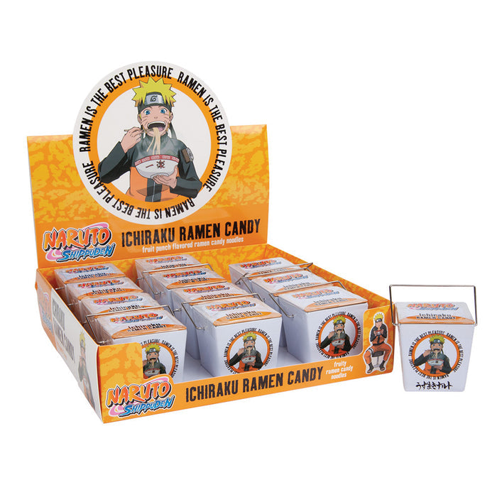 Naruto Ichiraku Takeout Box Ramen Candy Treats - 12 Count