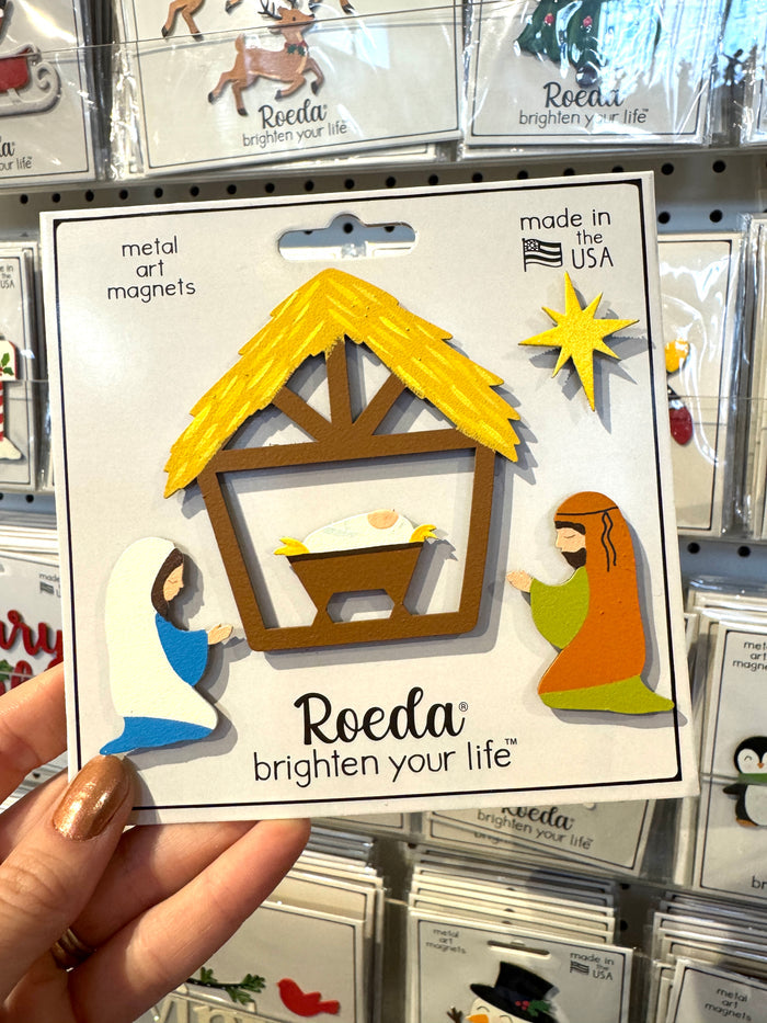 Nativity Magnets S/4