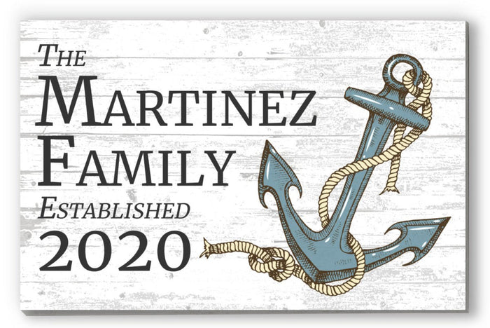 Anchor Nautical Home Decor Interior Decorations Wall Art Beach House Signs