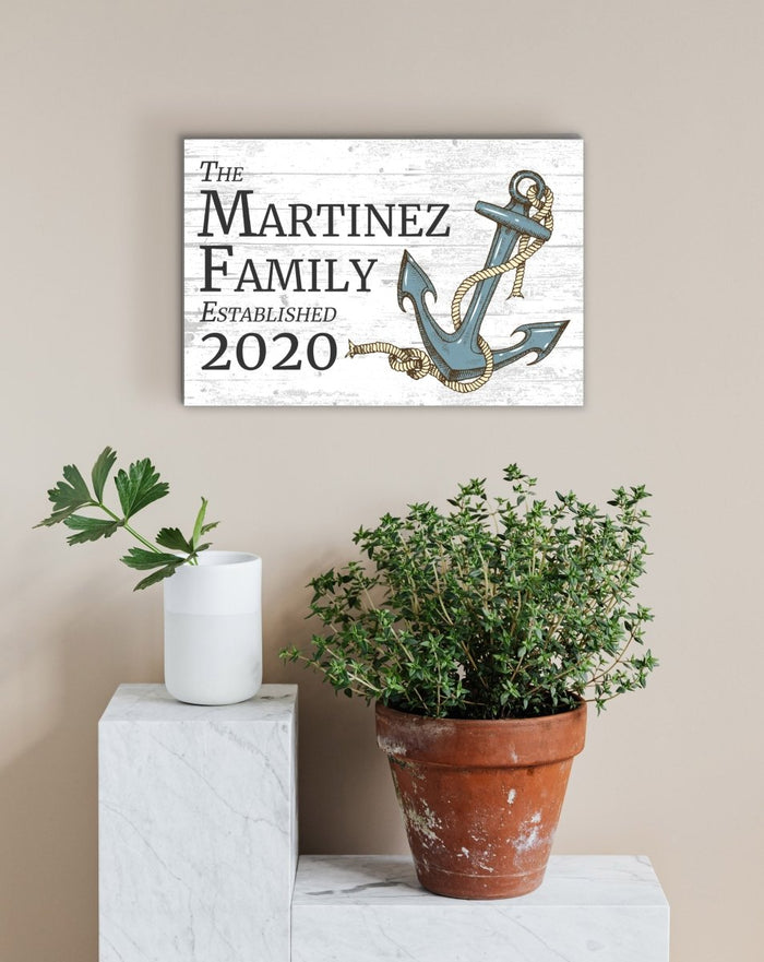 Anchor Nautical Home Decor Interior Decorations Wall Art Beach House Signs