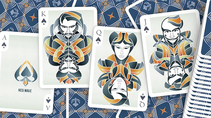 Neo: Wave Classic Playing Cards by US Playing Card Co.