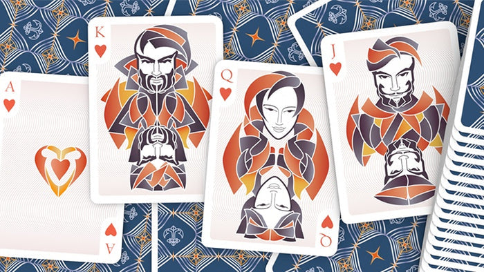 Neo: Wave Classic Playing Cards by US Playing Card Co.