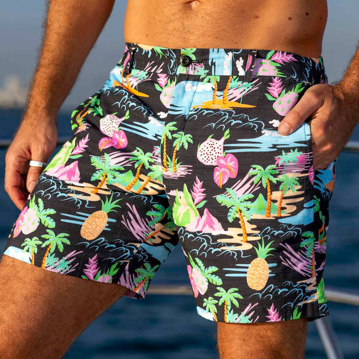RSVLTS RSVLTS Resort Shorts Neon Vacay – Bamboo Resort Shorts Neon Vacay – Bamboo Resort Shorts