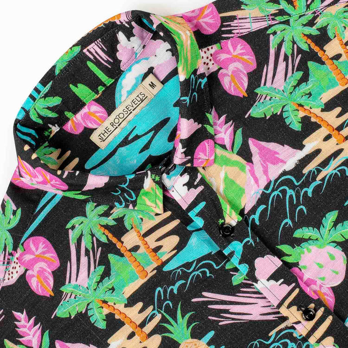RSVLTS RSVLTS Bamboo Short Sleeve Shirt Neon Vacay – Bamboo Short Sleeve Shirt Neon Vacay – Bamboo Short Sleeve Shirt