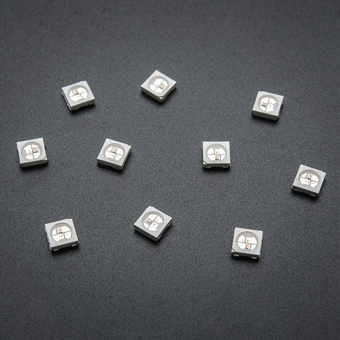 NeoPixel 5050 RGB LED with Integrated Driver Chip - 10 Pack by Adafruit - The Pi Hut