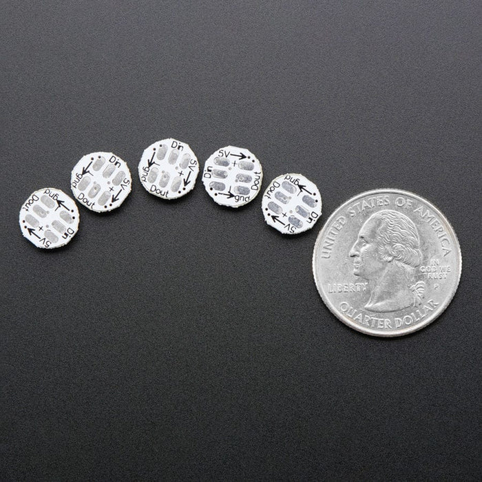NeoPixel Mini Button PCB - Pack of 5 by Adafruit - The Pi Hut