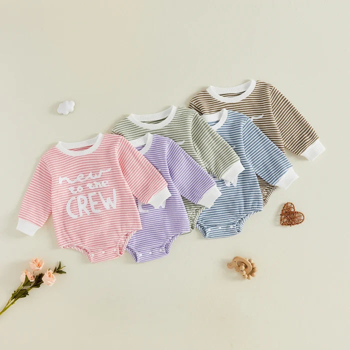 NEW TO THE CREW Striped Long-Sleeve