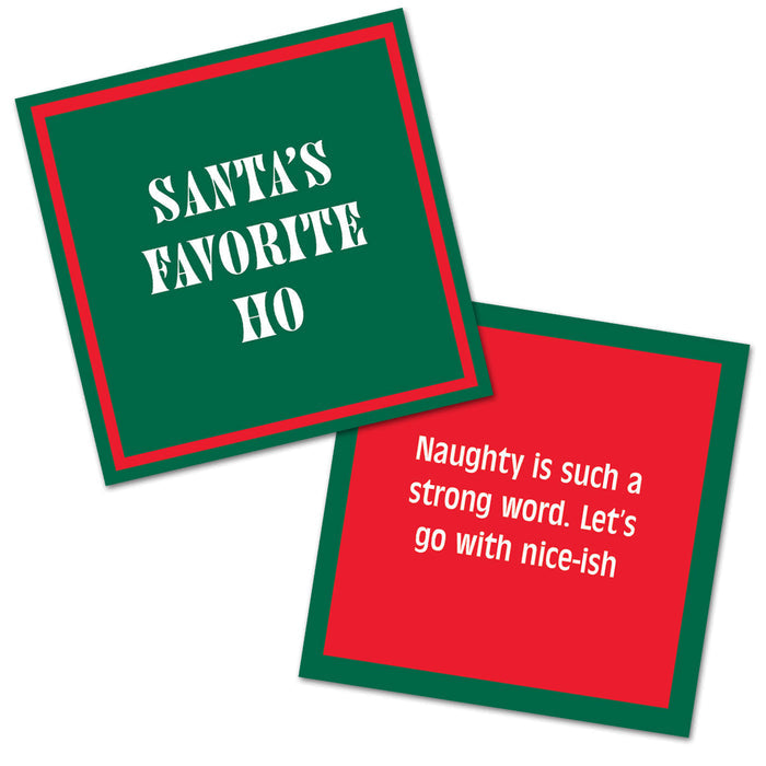 Niceish - Double the Fun Christmas Cocktail Napkins
