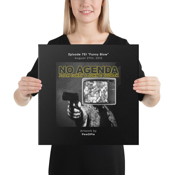 NO AGENDA 0751 - customizable canvas cover art