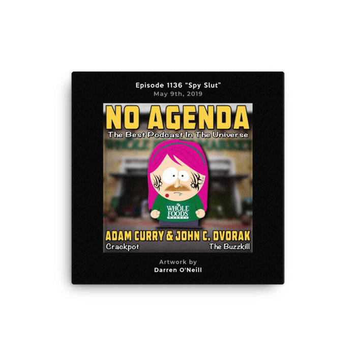 NO AGENDA 1136 - customizable canvas cover art
